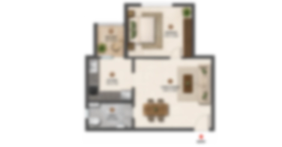 Kohinoor Imperia Dombivli Floor Plan